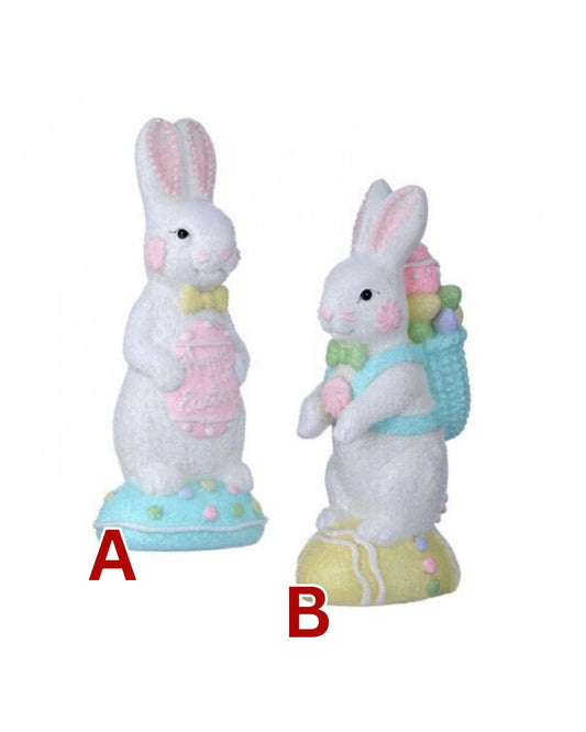 7" Resin Sugared Sweets Bunny Assorted