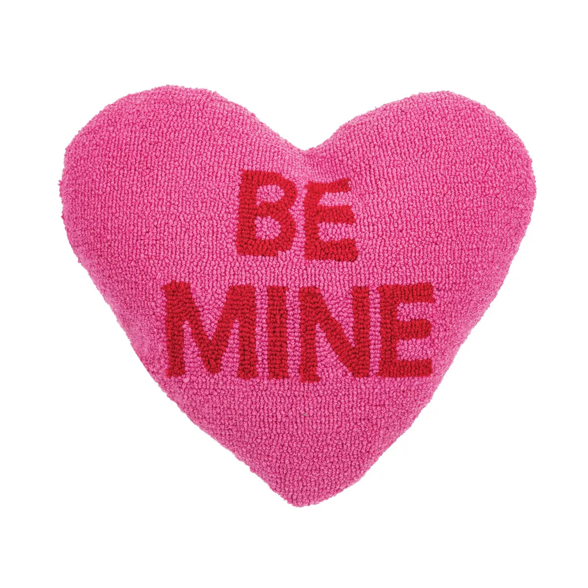 Be Mine Shaped Hooked Pillow