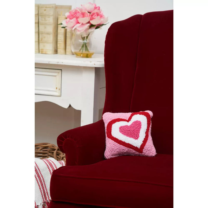 8" Triple Heart Valentine Mini Pillow