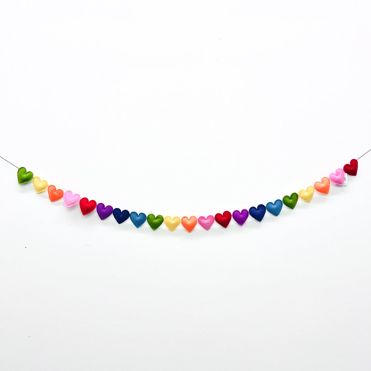 Rainbow Hearts Garland