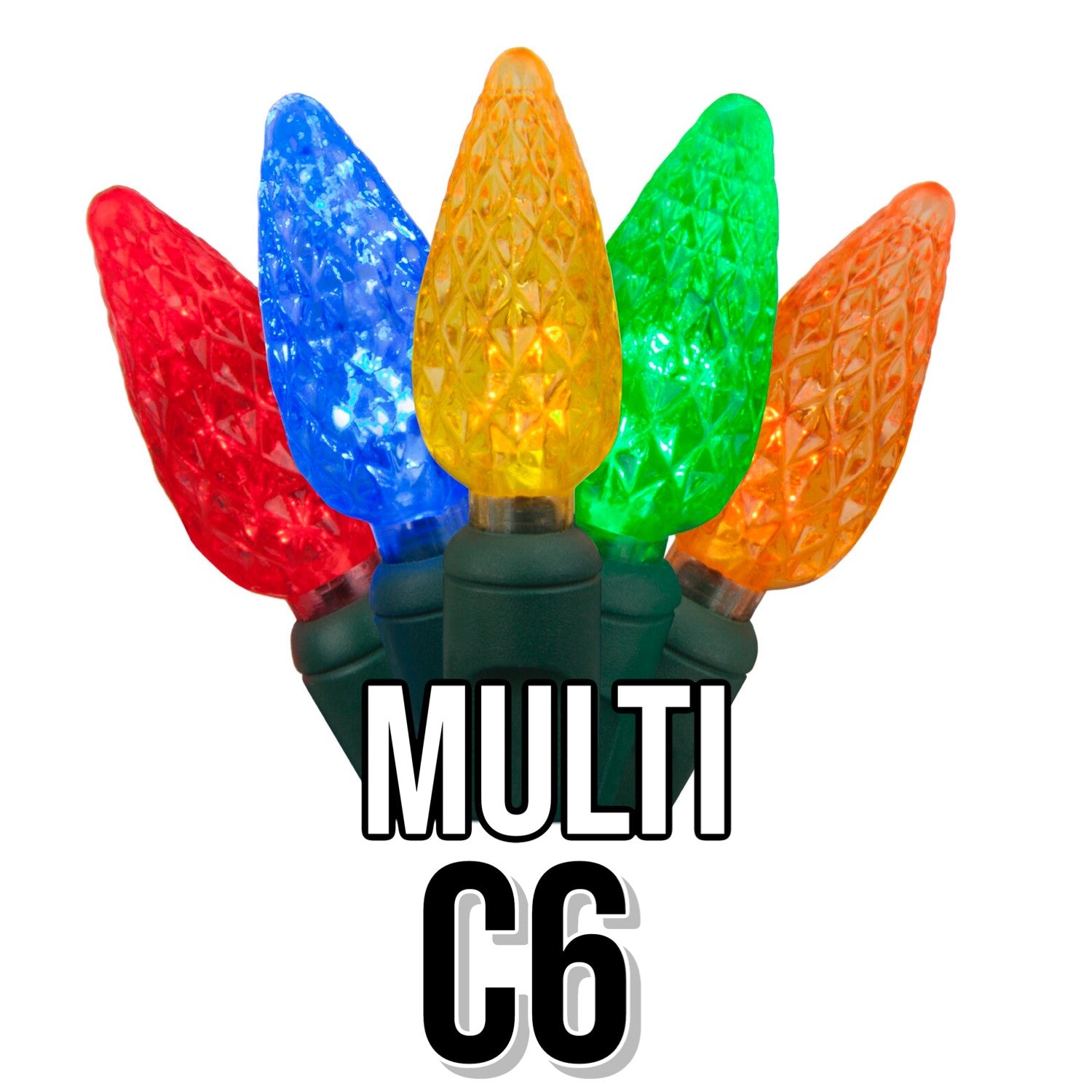 C6 LED Christmas String Mini Lights - Thumbnail 4