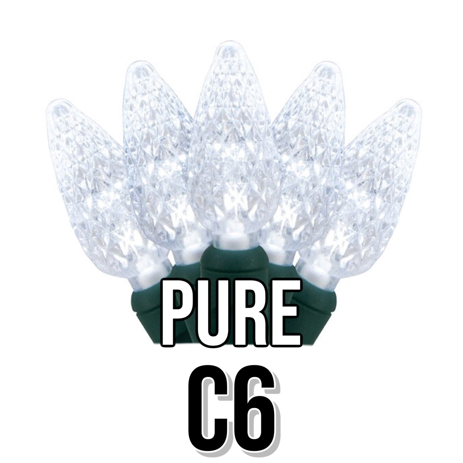 C6 LED Christmas String Mini Lights - Thumbnail 3