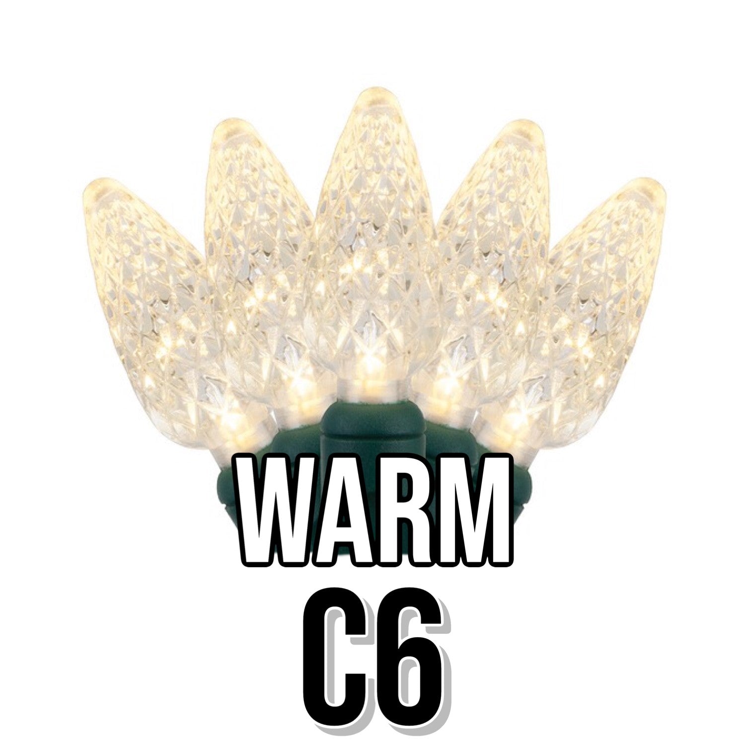 C6 LED Christmas String Mini Lights - Thumbnail 2