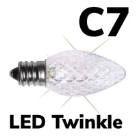 C7 LED Twinkle Bulb