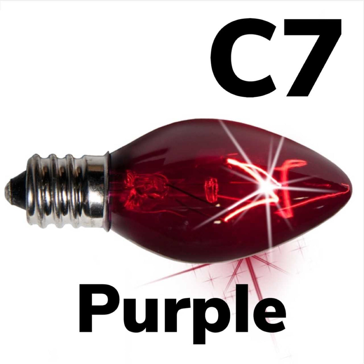 C7 Blinking Transparent Bulb