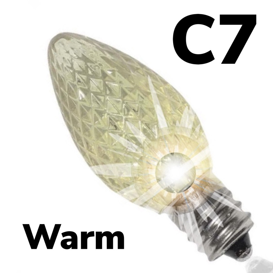 C7 LED Twinkle Bulb