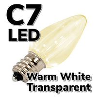 C7 LED Clear Bulb