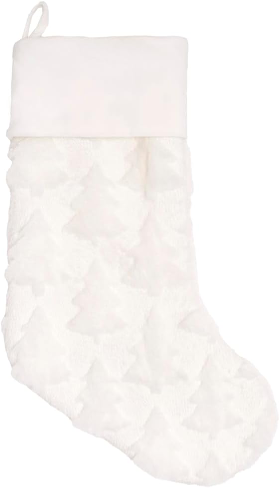 20"  Frosted Trees Christmas Stocking