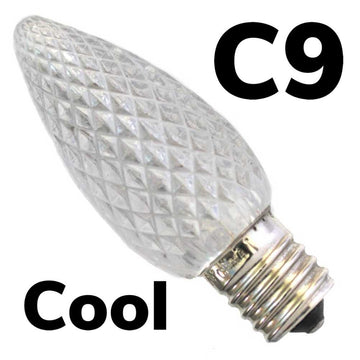 LED Cool White Faceted
