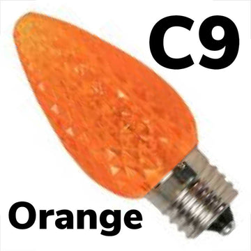 LED Orange Faceted