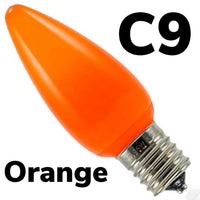 C9 LED Smooth Opaque Bulb