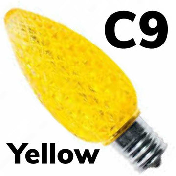 LED Yellow Faceted