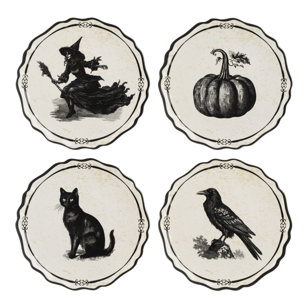 Vintage Halloween Plate, Assorted