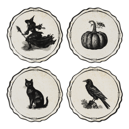 Vintage Halloween Plate, Assorted