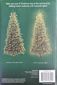 8' Cascade Tree Lights Multicolor LED