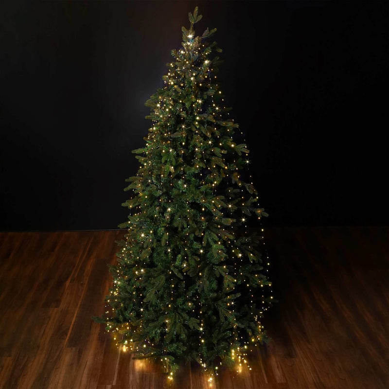 8' Cascade Tree Lights Warm White LED