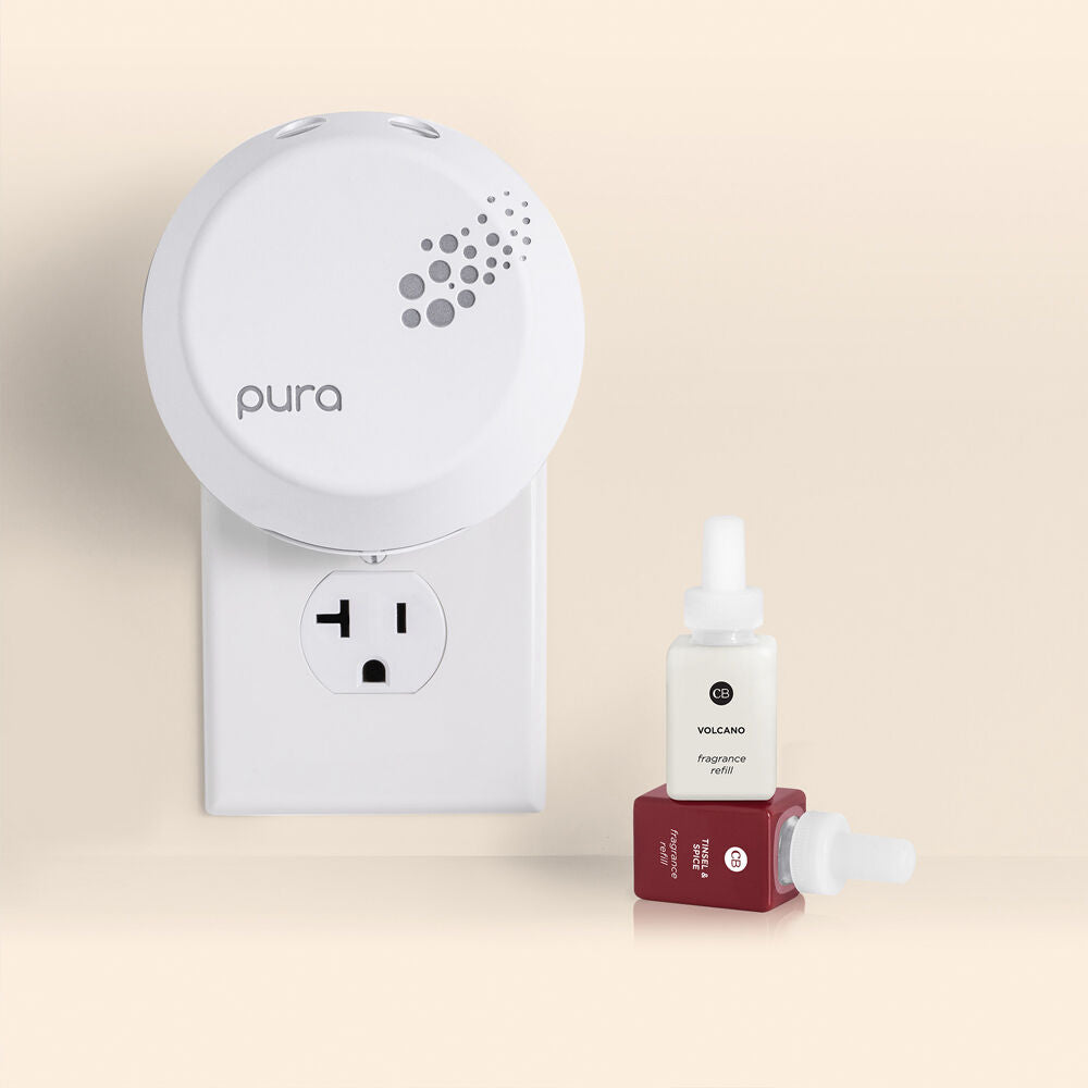 2 Pura Diffuser shops Smart Device Sets-includes 2 Volcano Scent Refills