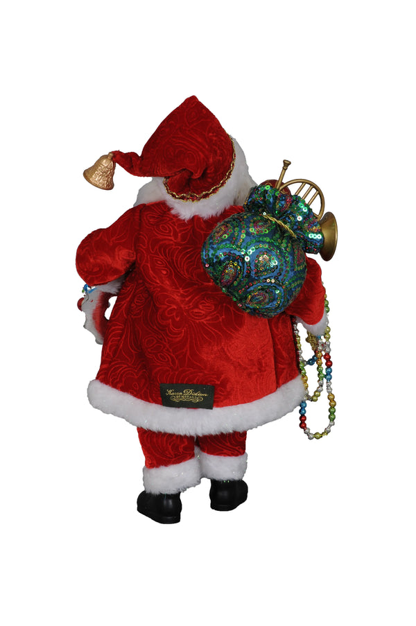 Beads with Wreath Santa - Karen Didion