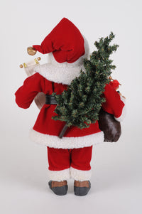 Lighted Vintage Toy Bag Santa - Karen Didion