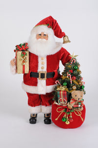 Lighted Santa Bearing Gifts - Karen Didion