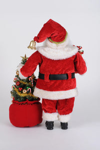 Lighted Santa Bearing Gifts - Karen Didion