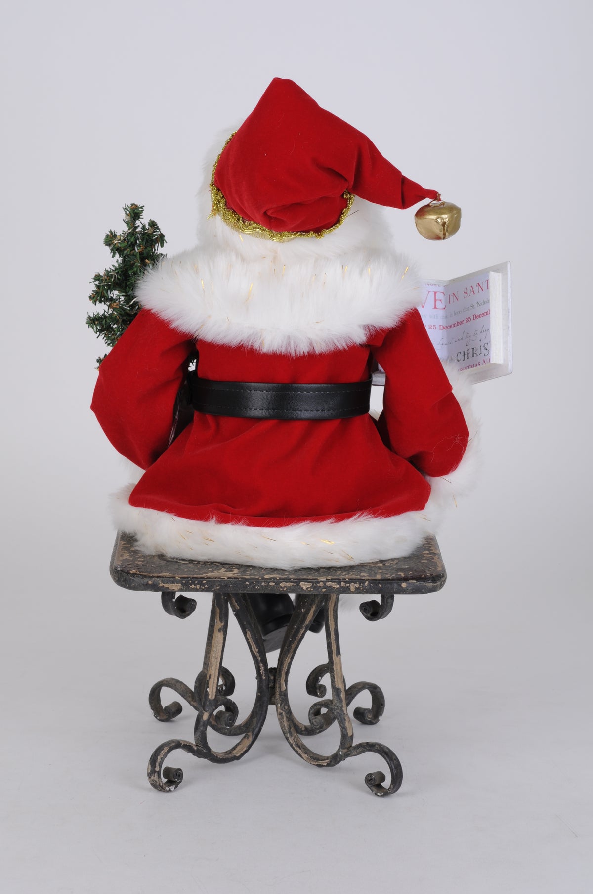 Lighted Story Time Sitting Santa - Karen Didion