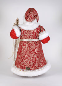 Lighted Red Couture Santa - Karen Didion