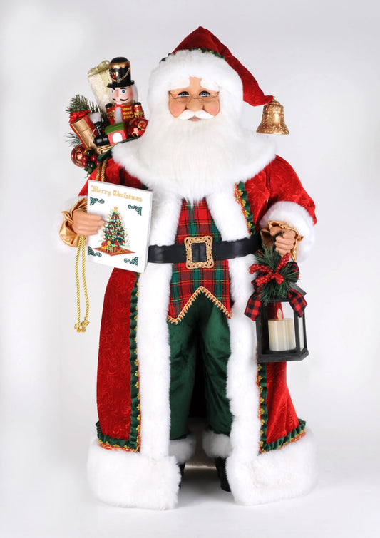 Lighted Christmas Stories Santa Large - Karen Didion