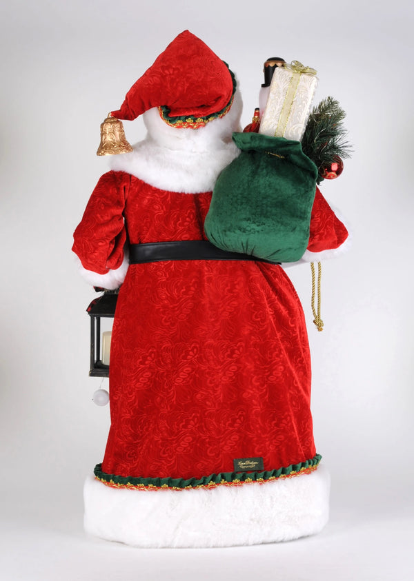 Lighted Christmas Stories Santa Large - Karen Didion