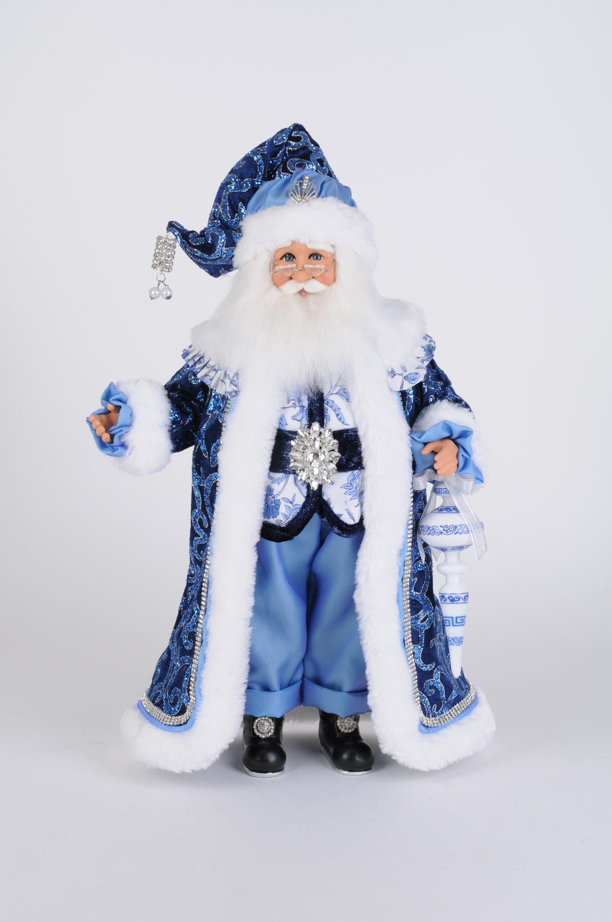 Jeweled Chinoiserie Santa - Karen Didion