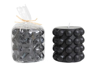 Short Hobnail Pillar Candle