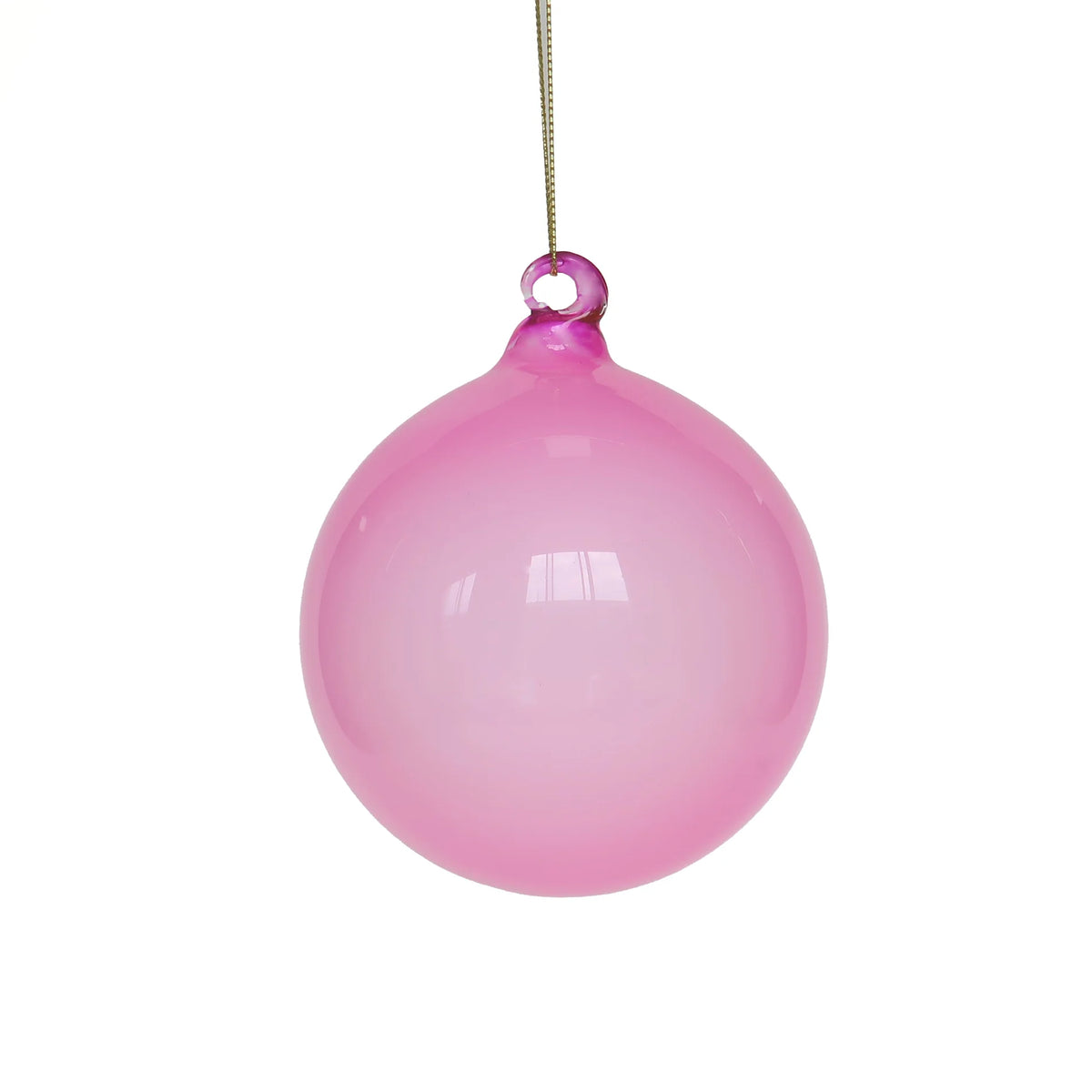 5" Light Pink Illume Glass Ball