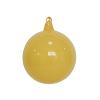 4" Yellow Illume Bubblegum Glass Ornament