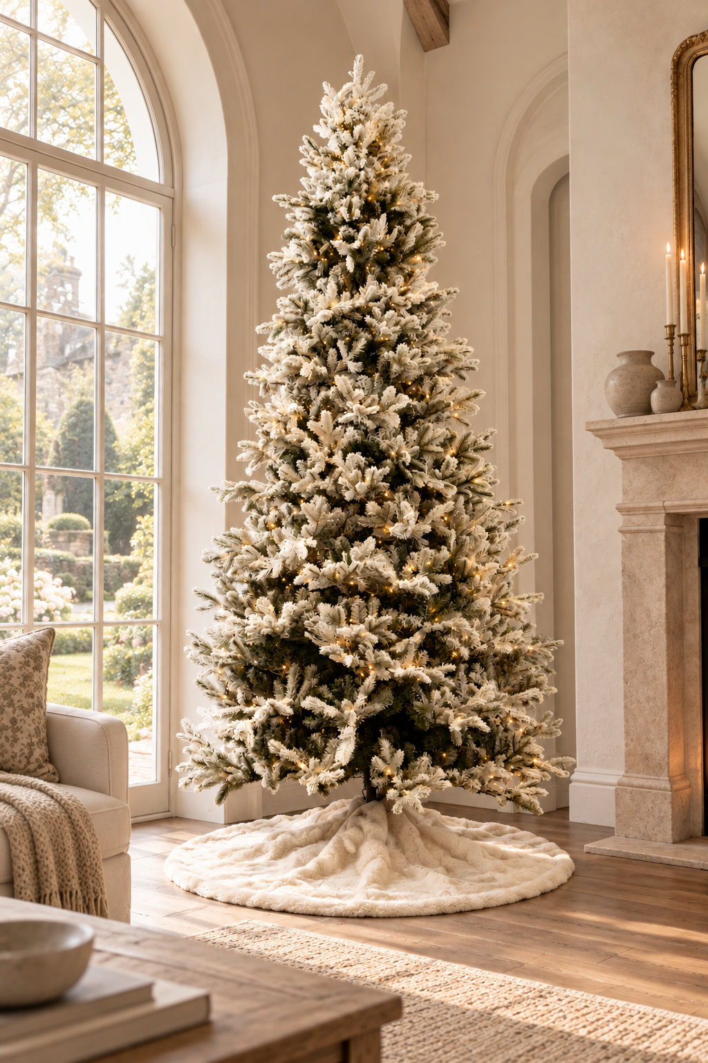 Casselton Snowy Fir Christmas Tree
