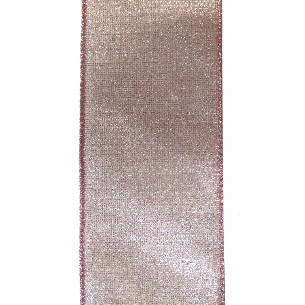 2.5"X10Yd Rosie Pink Shimmer Ribbon