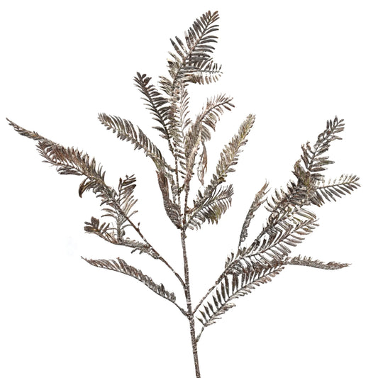 28.5" Brown Dried Textured Fern Spray (CLR)