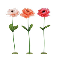 53" Flower Paper with Stand Assorted