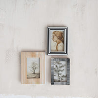 4x6 White/Caramel Picture Frame