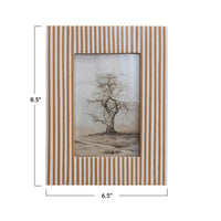 4x6 White/Caramel Picture Frame