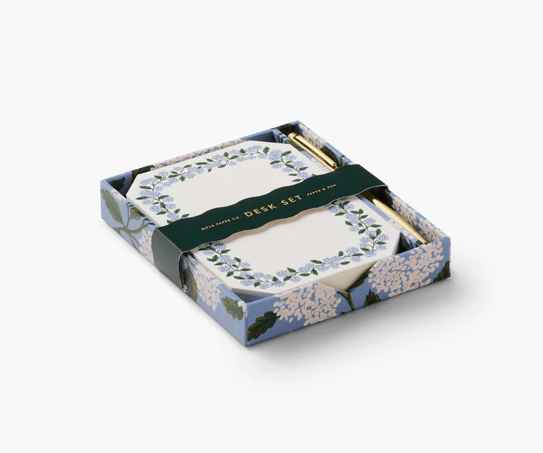 Hydrangea Note Writing Set