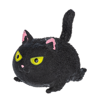 Frightening Halloween Black Cat Squish Toy