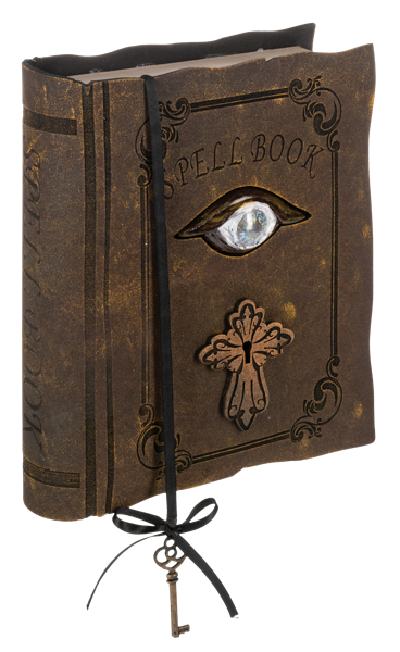 Prelit Spooky Spellbook Halloween Decor