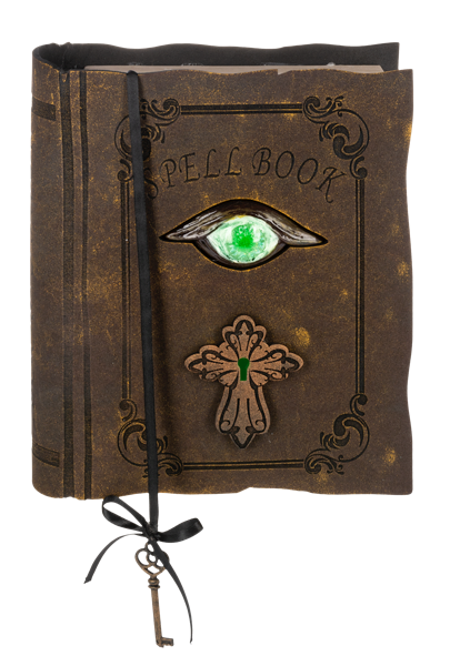 Prelit Spooky Spellbook Halloween Decor