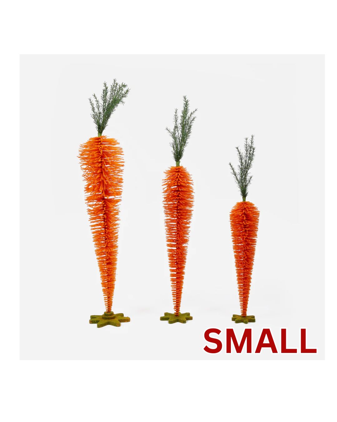 35"  Standing Carrot Display, S