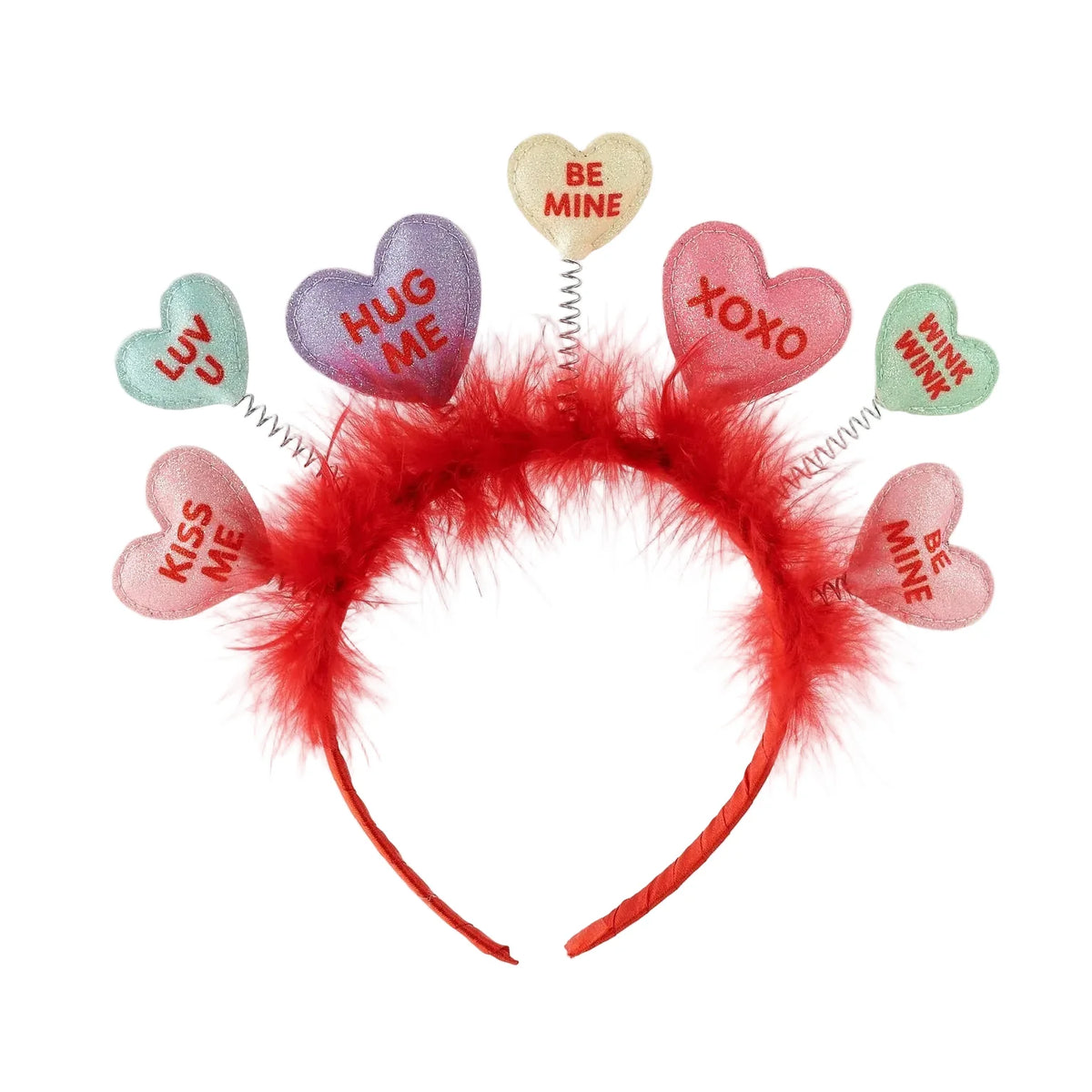 8" Conversation Hearts Headband