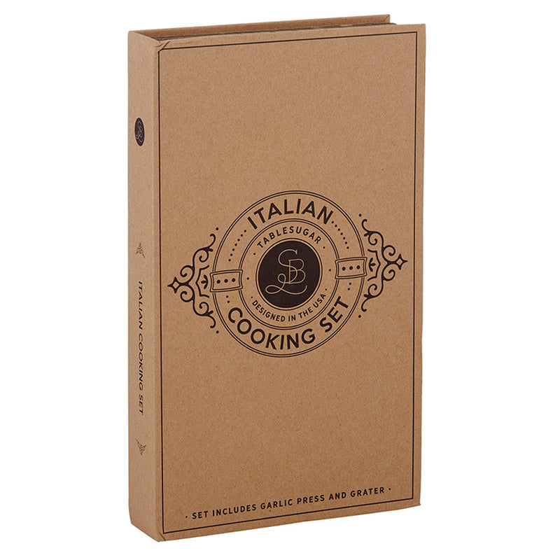 Italian Cooking Set Book Box – Modern Display