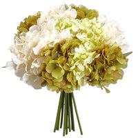 9.5" Olive Green Hydrangea Bouquet