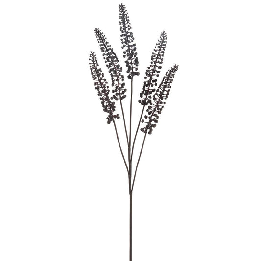 36" Pokeberry Spray, Black