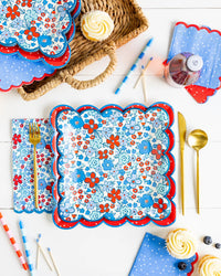 Floral Americana Dinner Napkin
