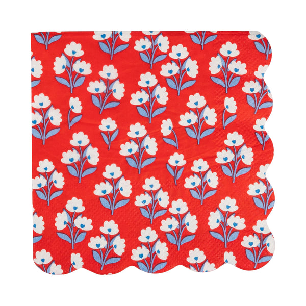 Floral Cocktail Paper Napkin Set